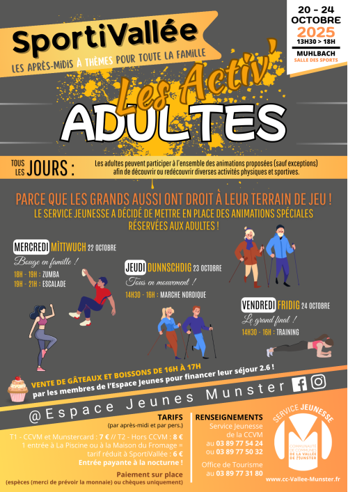 Rendez-vous adultes __ SportiVallée Rendez-vous adultes __ SportiVallée